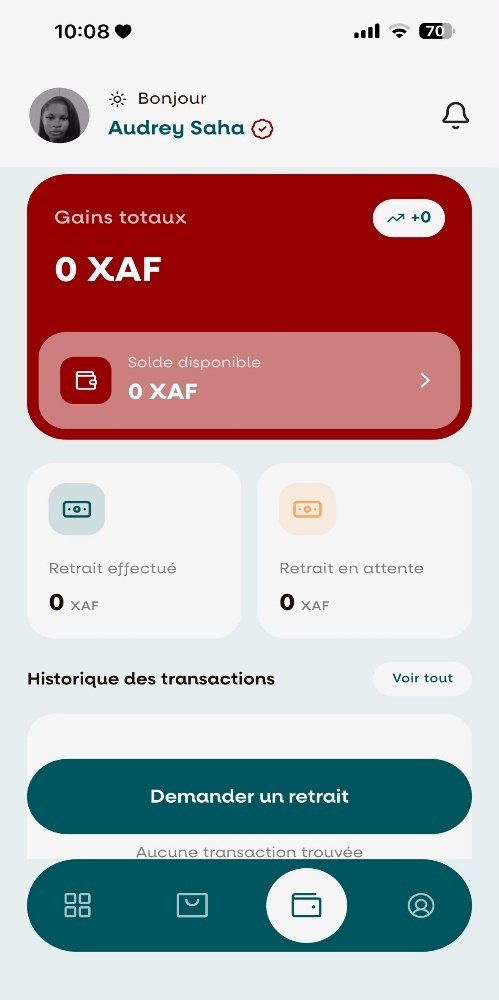 Page portefeuille