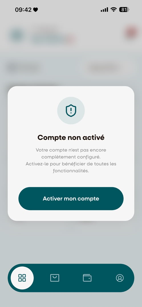 Activer le compte