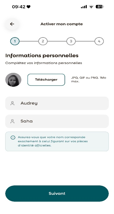 Activer le compte